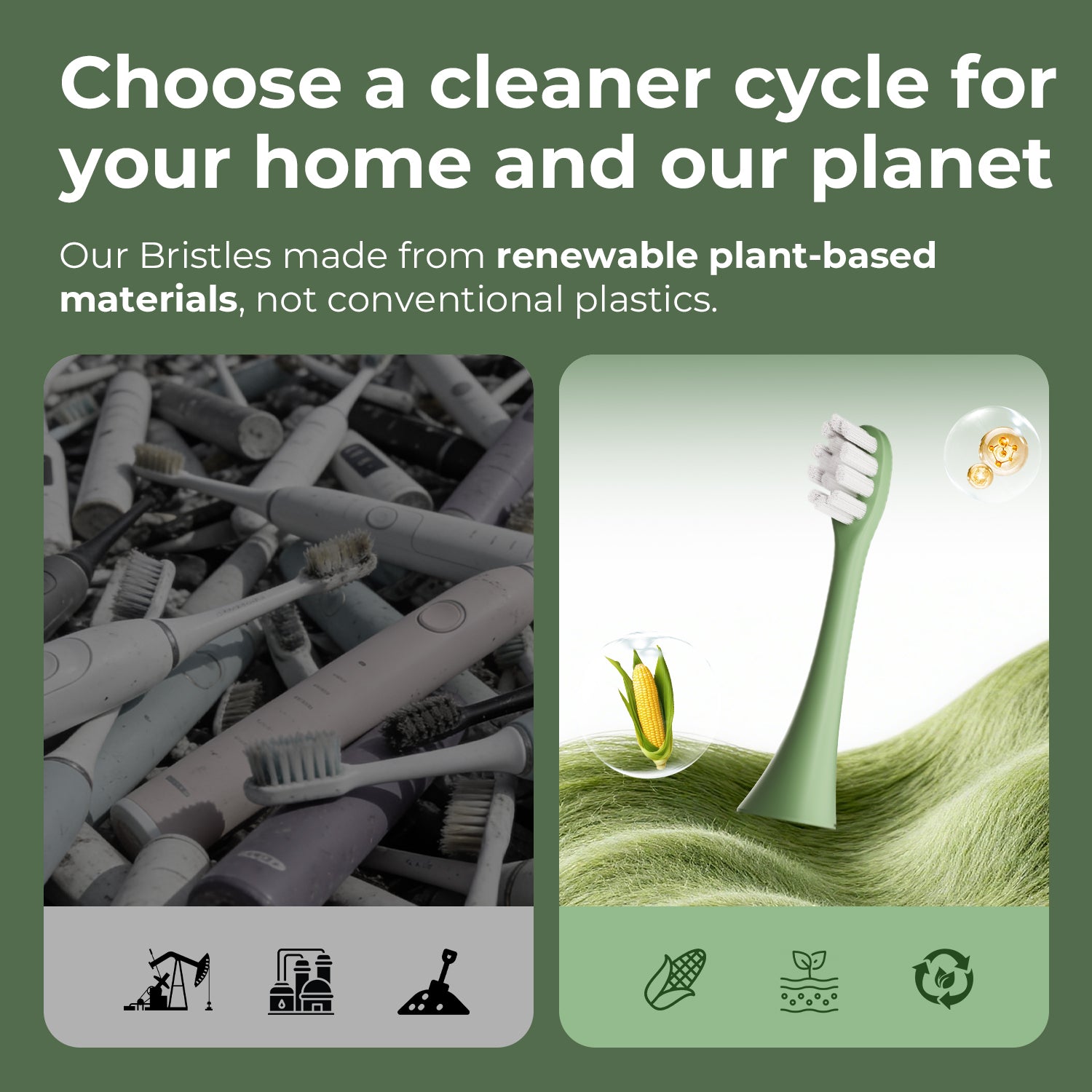 ODAY Sonic Electric Toothbrush, Wireless Charging, IPX7 Waterproof, 1 Month+ Battery