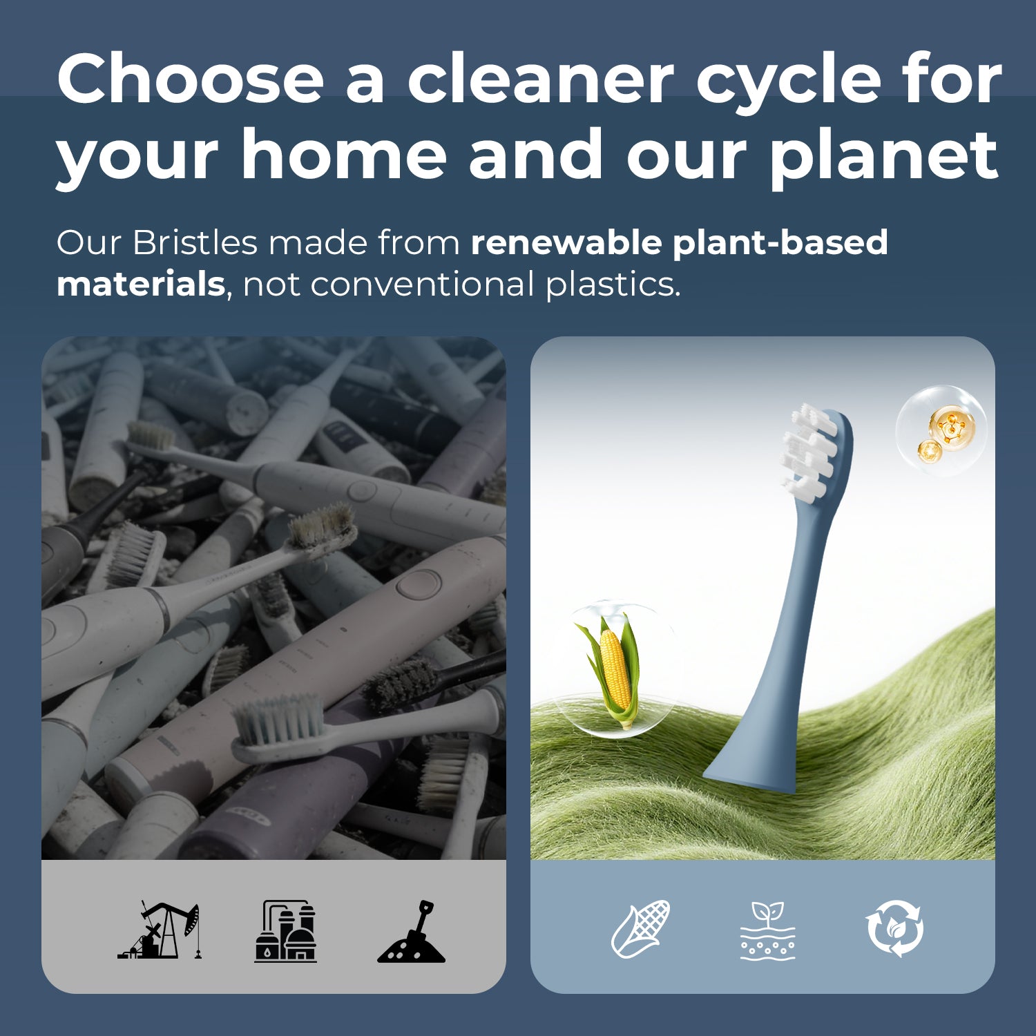 ODAY Sonic Electric Toothbrush, Wireless Charging, IPX7 Waterproof, 1 Month+ Battery