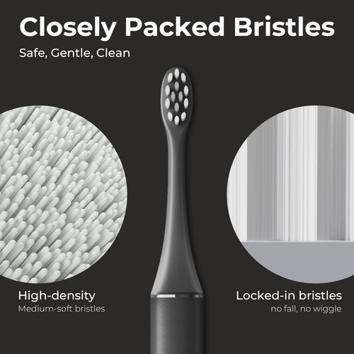 ODAY Electric Toothbrush Heads, Long-Lasting Replacement Brush Heads, Compatible Only with Sonic Electric Toothbrush White - Pack of 3