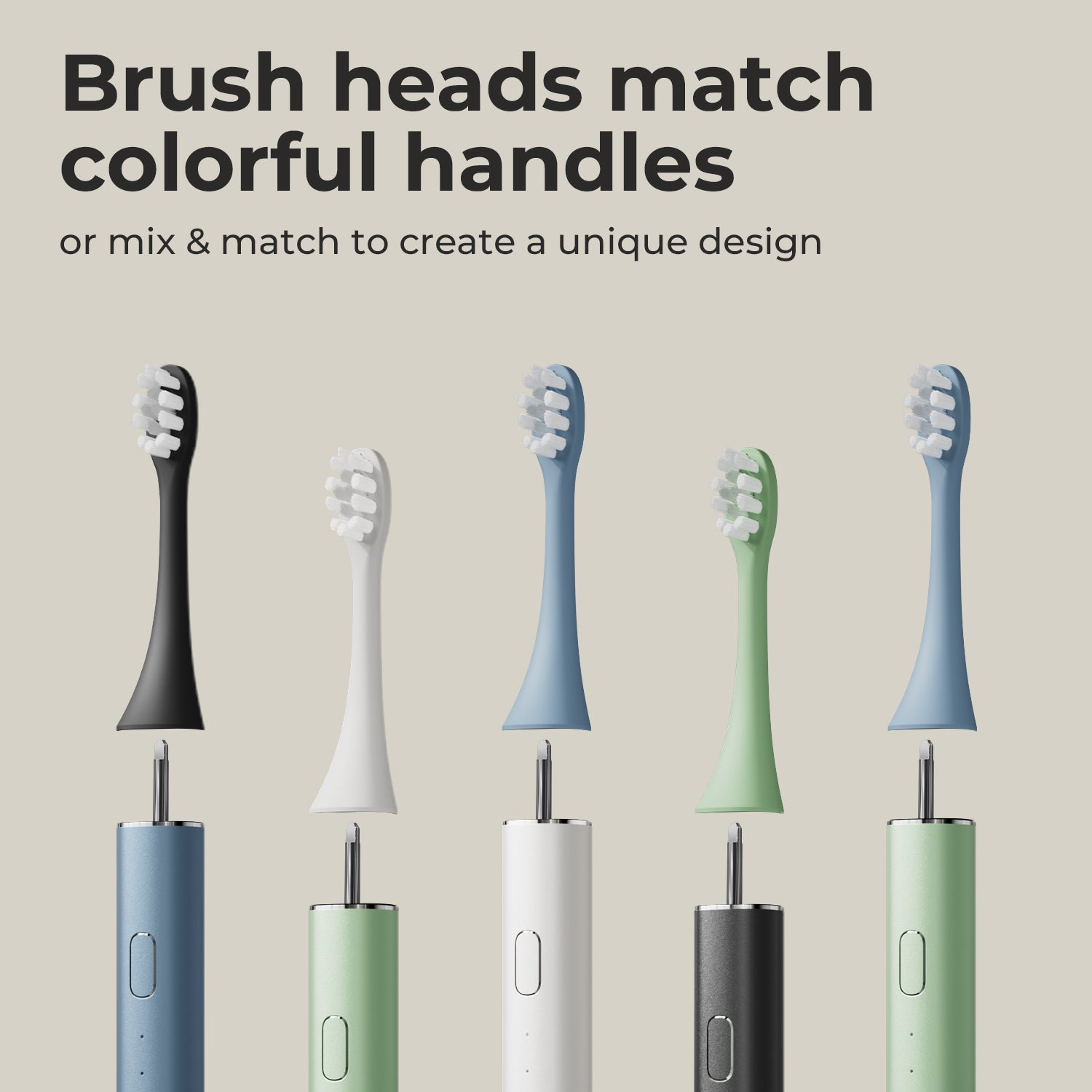 ODAY Sonic Electric Toothbrush, Wireless Charging, IPX7 Waterproof, 1 Month+ Battery